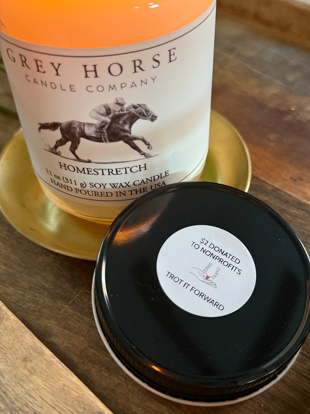Homestretch Signature Jar Candle - Trot It Forward Collection