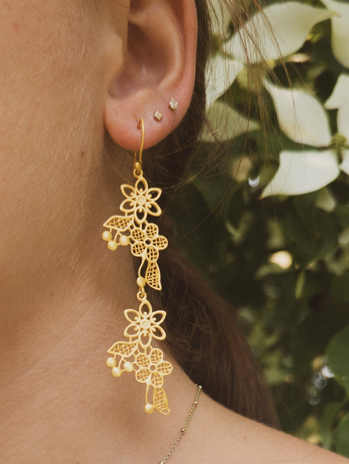 Garden Whispers Earrings — Select Your Color