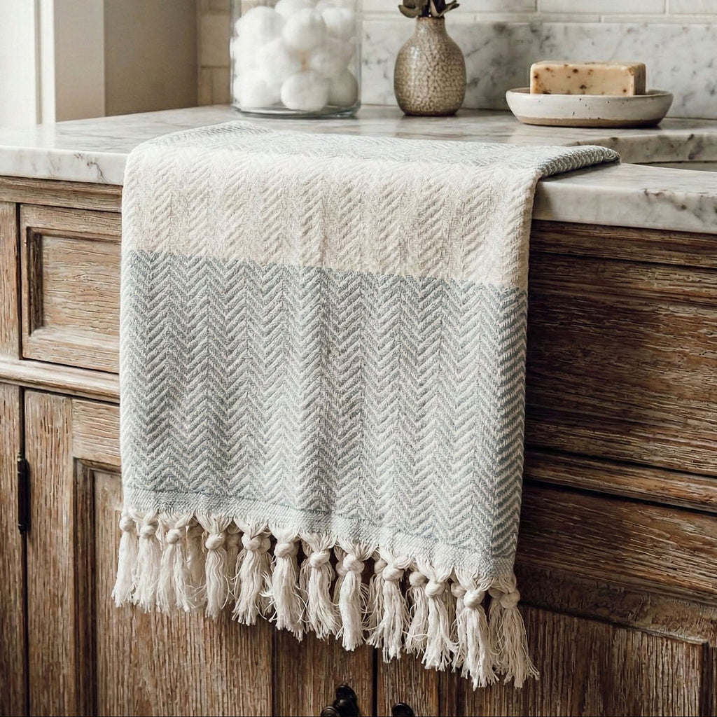 Chevron XL Turkish Cotton Towel — Select Your Color