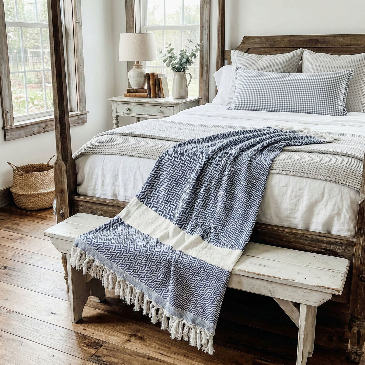 Haley Diamond XL Turkish Cotton Towel — Select Your Color