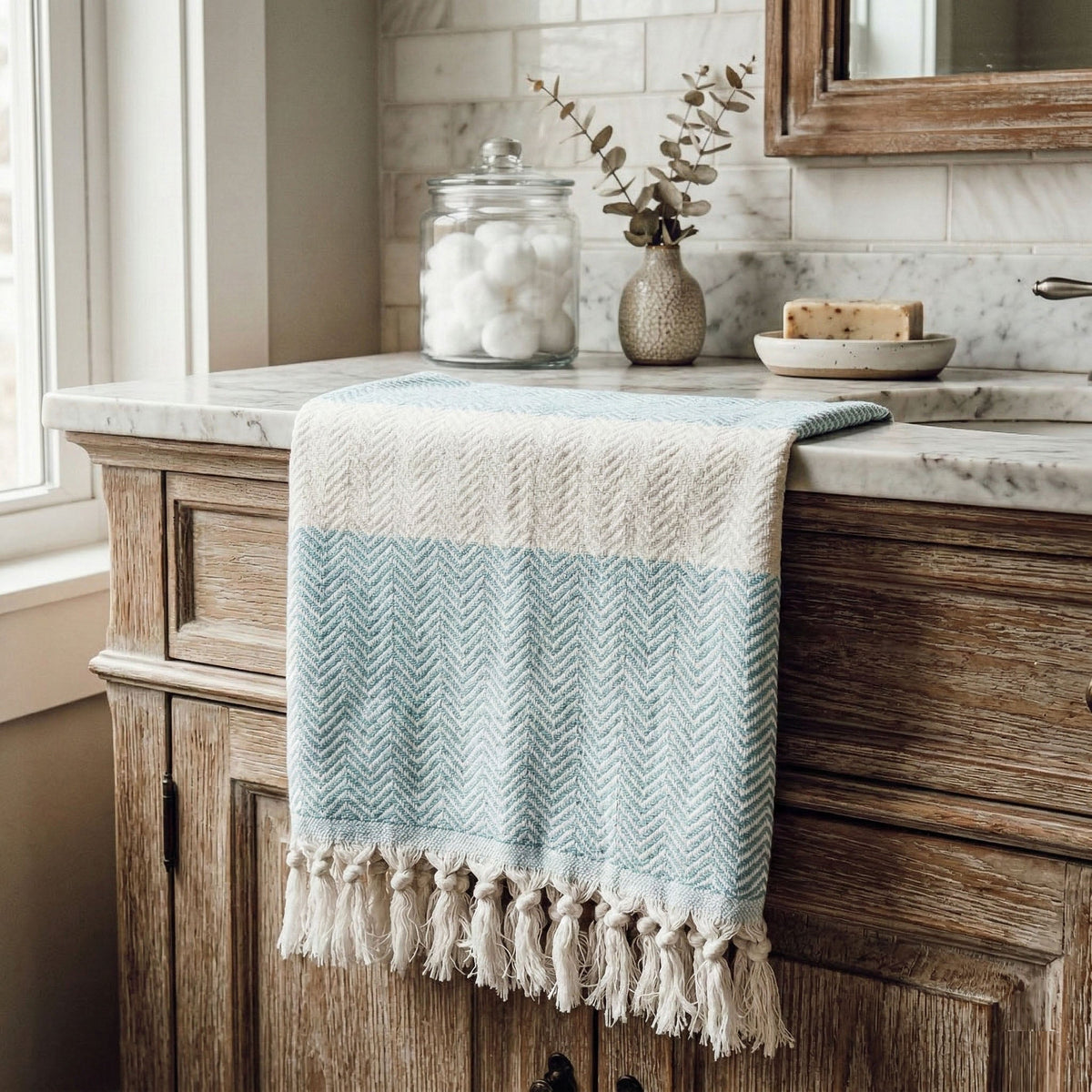 Chevron XL Turkish Cotton Towel — Select Your Color