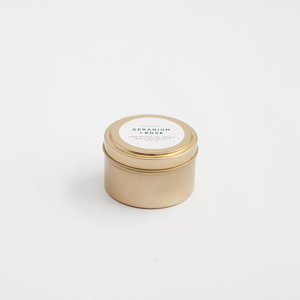 Geranium + Rose Candle
