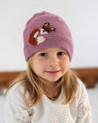 Sleeping Fox Cashmere Hat - Child — Select Your Color