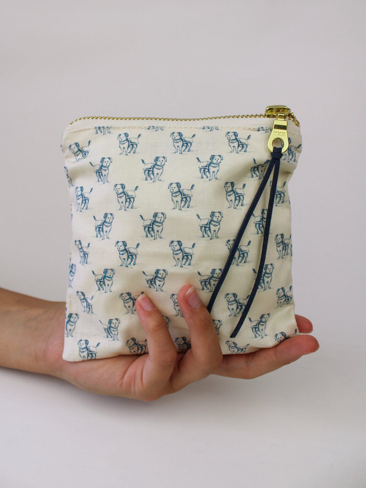 Good Dog Square Zip Pouch