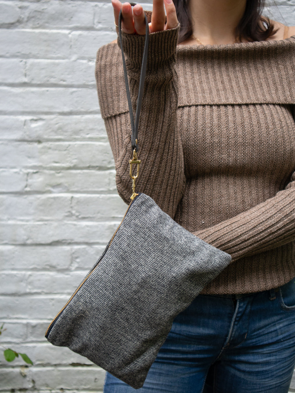 Felina Tweed Wristlet