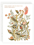 How Lucky I Am - Seeded Birthday Card with PLANTABLE seed paper envelope