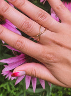 Mia Leaf Ring — Select Your Color & Size