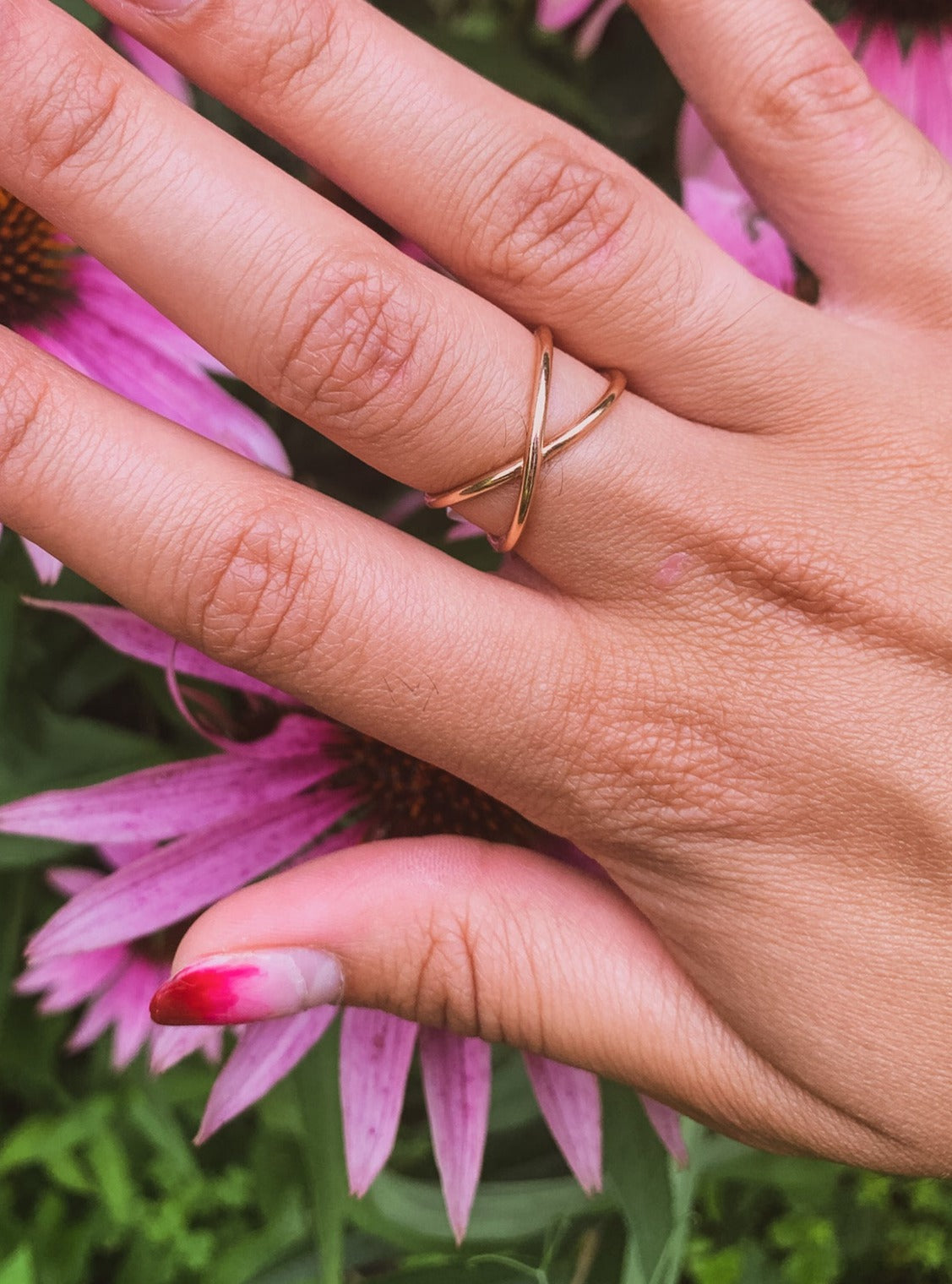 Mia Leaf Ring — Select Your Color & Size
