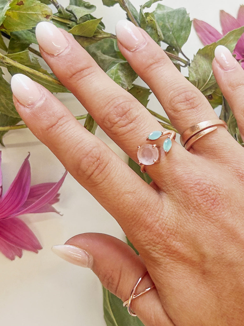 Mia Leaf Ring — Select Your Color & Size