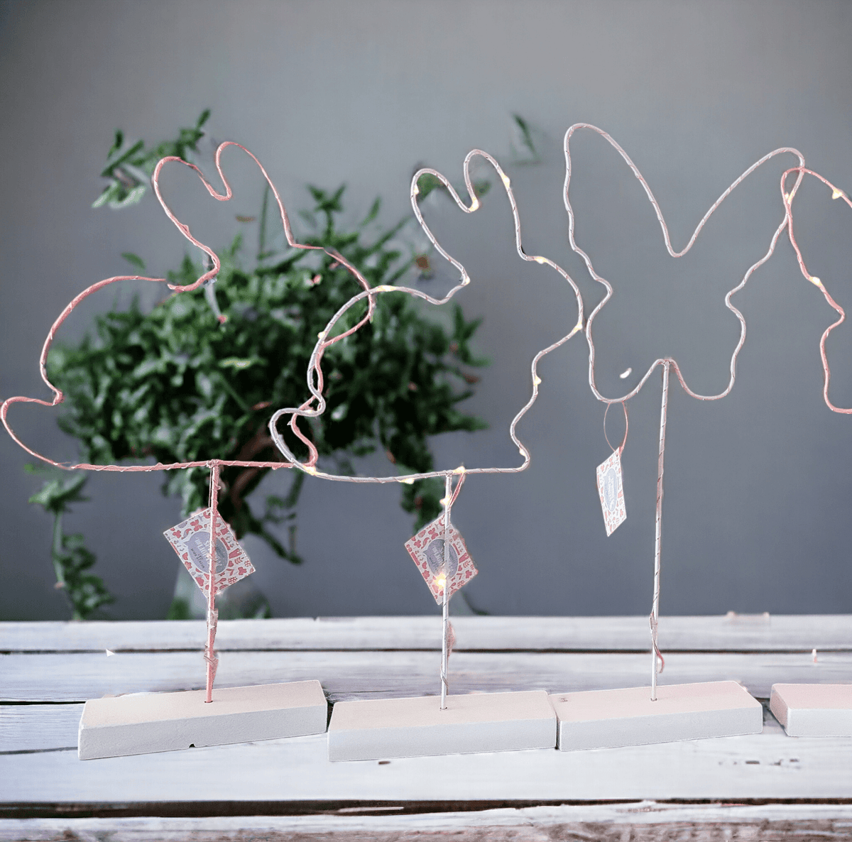 LED Light Up Spring & Easter Silhouette Decor — Select Your Color & Shape