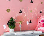 LED Light Up Spring & Easter Silhouette Decor — Select Your Color & Shape