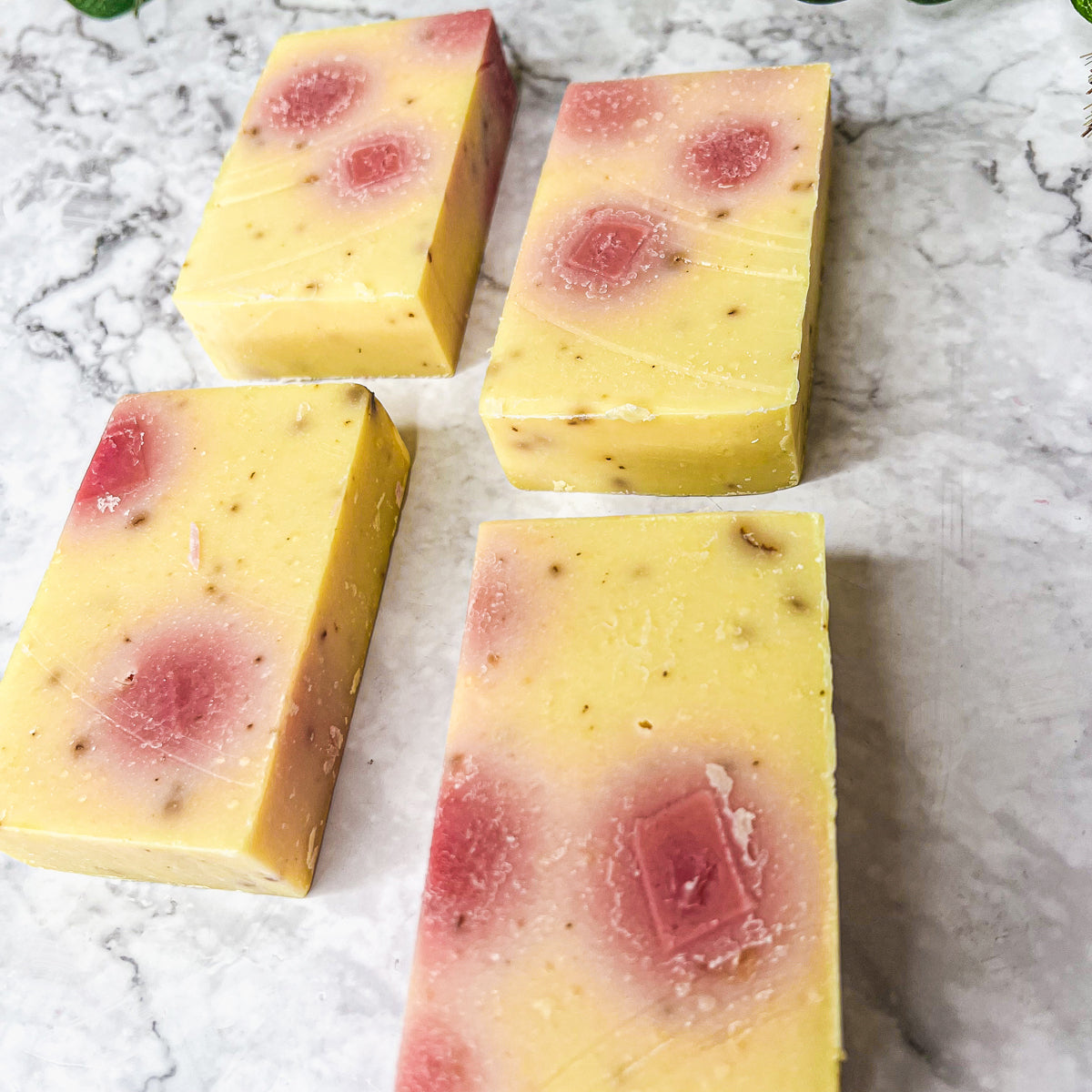 Honeysuckle Rose Petals Soap Bar