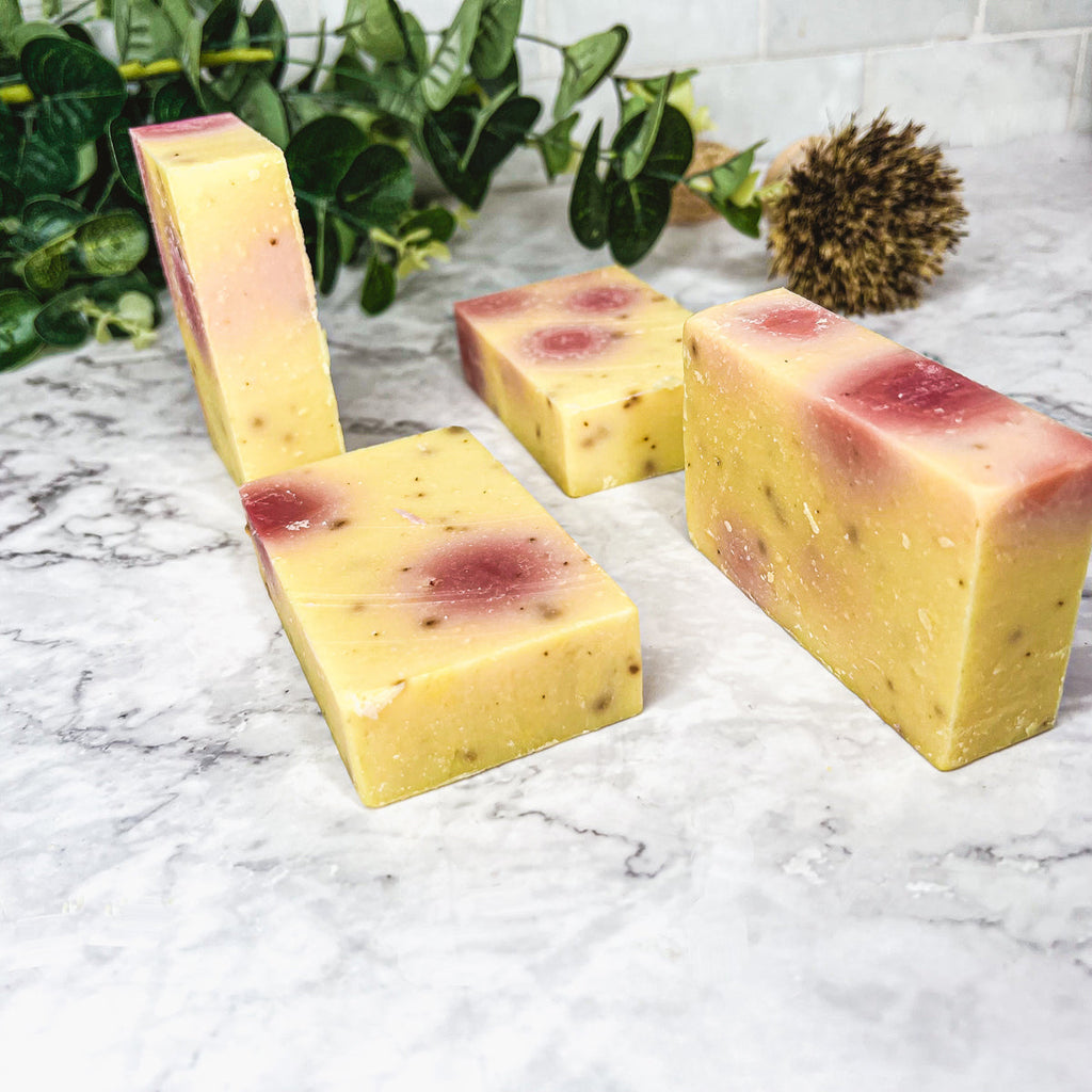 Honeysuckle Rose Petals Soap Bar