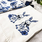 Chinoiserie Bunny Dish Towel