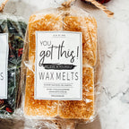 Gifting XL Wax Melts — Select Your Scent & Label Message