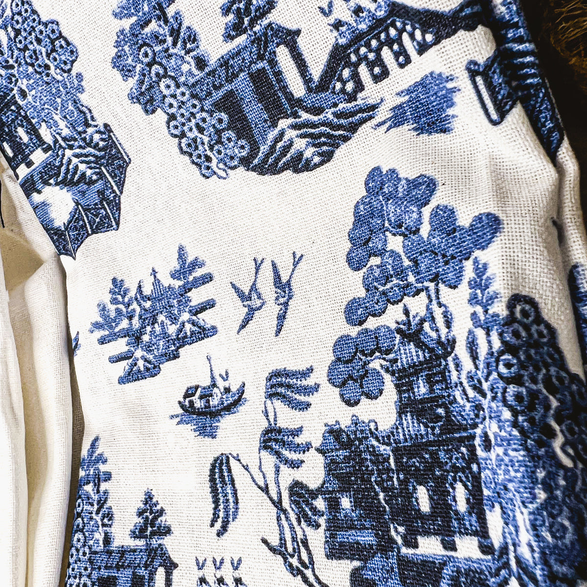 Chinoiserie Bunny Dish Towel