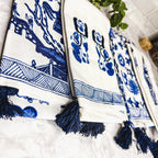 Chinoiserie Oversized Tea Towels — Select Your Pattern