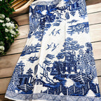 Chinoiserie Oversized Tea Towels — Select Your Pattern