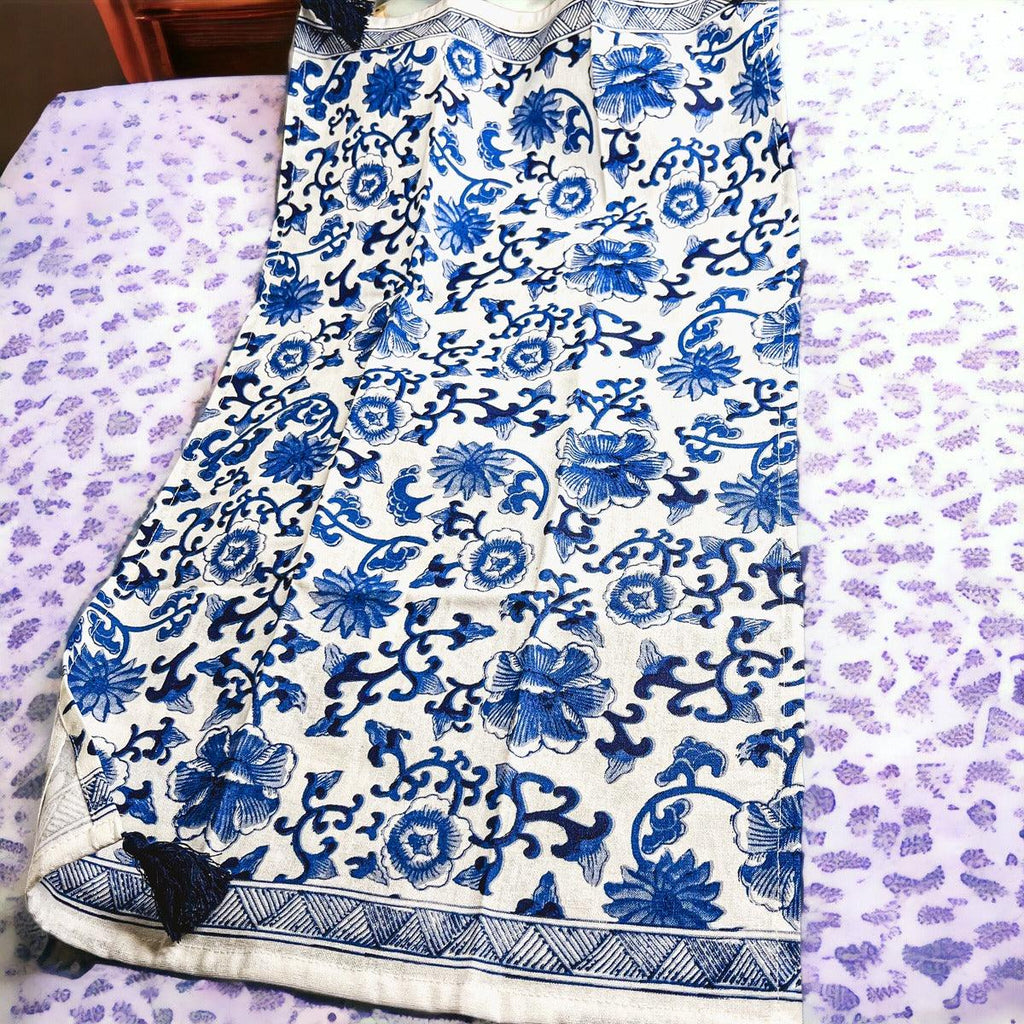 Chinoiserie Oversized Tea Towels — Select Your Pattern