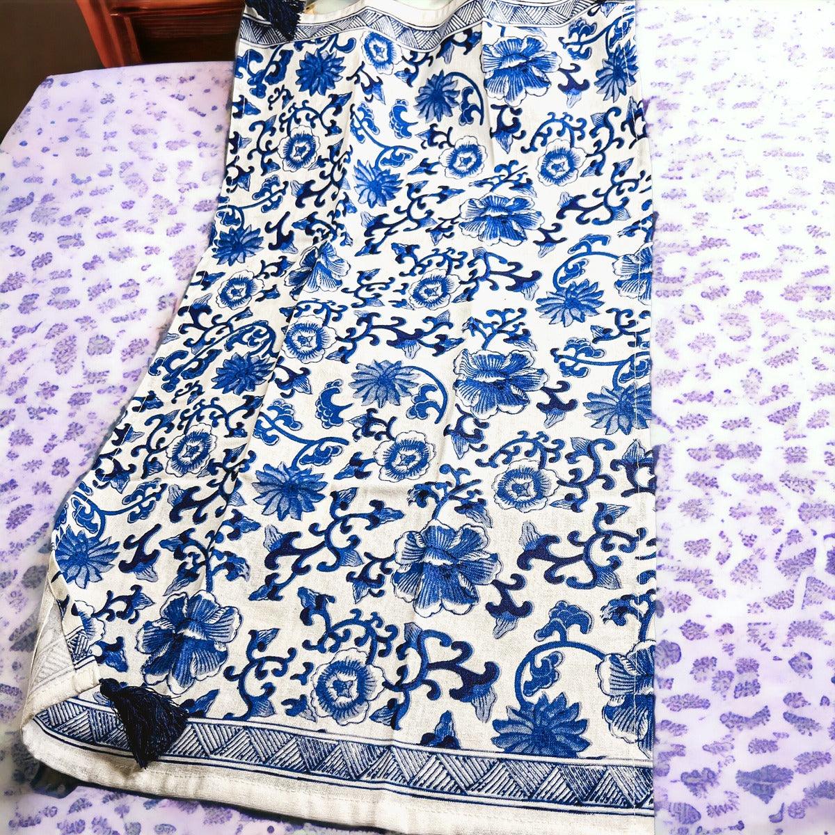 Chinoiserie Oversized Tea Towels — Select Your Pattern
