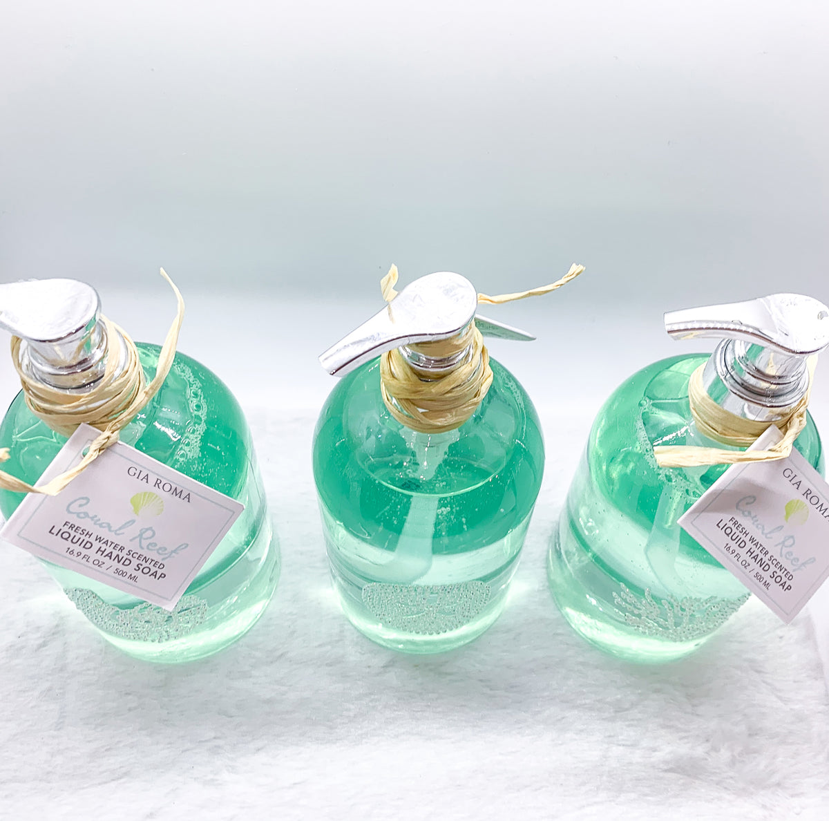 By the Sea Liquid Hand Soap with Reusable Dispenser — Select Your Design