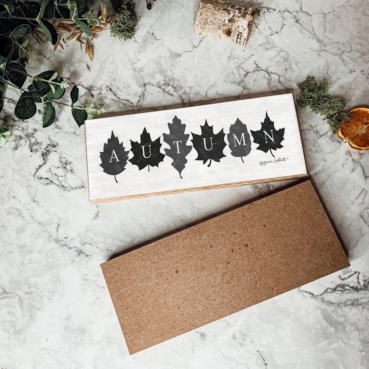 Handmade Wooden Autumn Sign