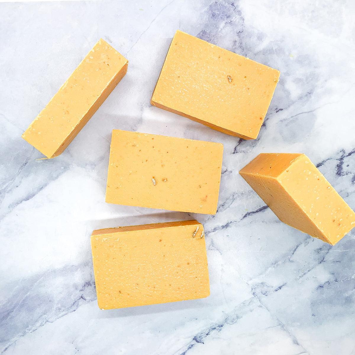 Peach tea Soap Scrub Bar
