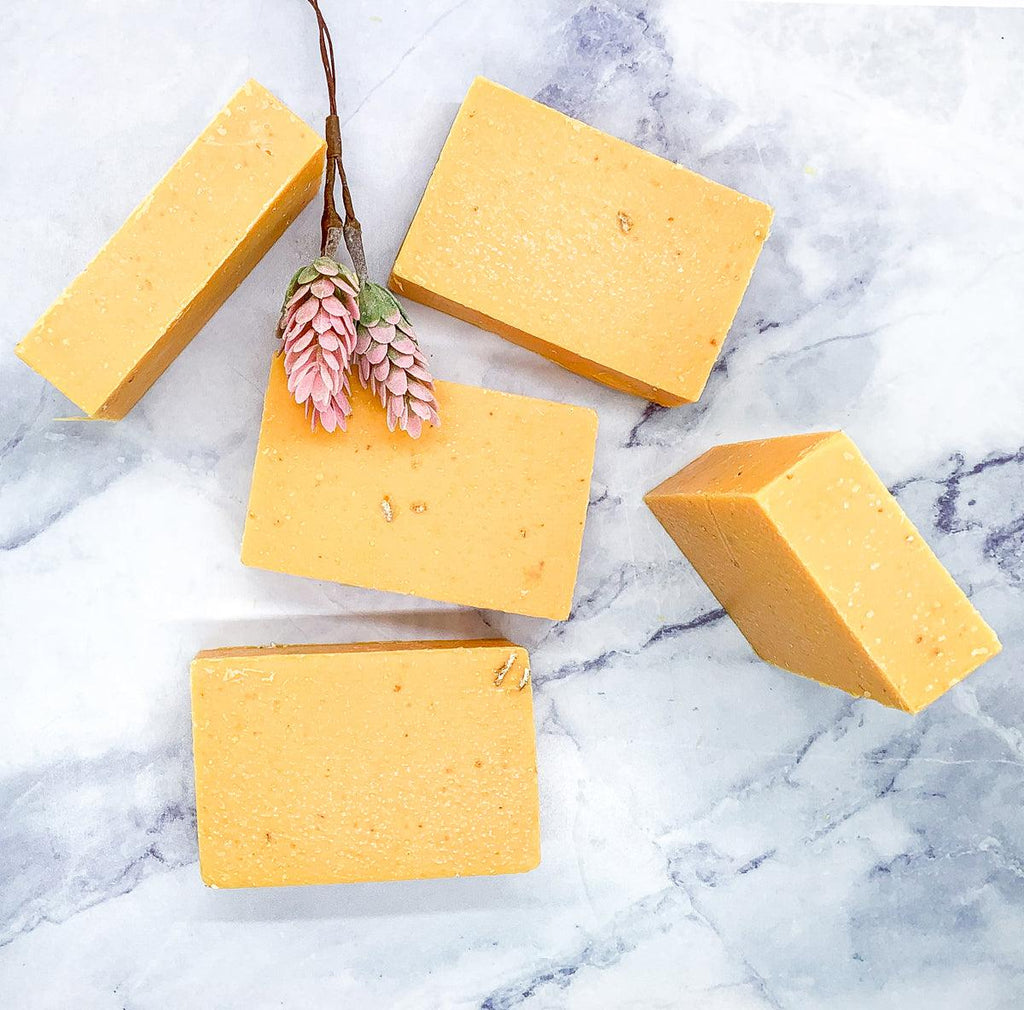 Peach tea Soap Scrub Bar
