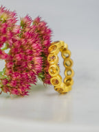 Aria Infinity Band Ring — Select Your Gemstone & Size