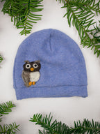 Owl Cashmere Hat - Child — Select Your Color