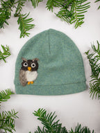 Owl Cashmere Hat - Child — Select Your Color