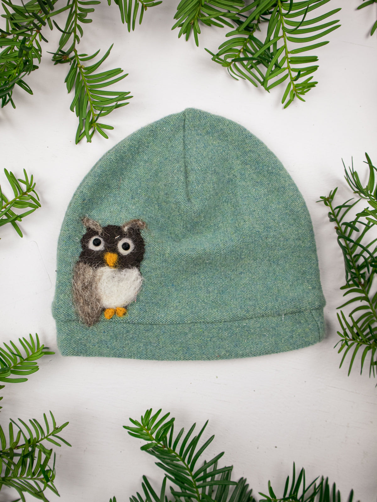 Owl Cashmere Hat - Child — Select Your Color