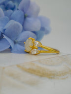 The Bloom Ring - Gold — Select Your Gemstone & Size