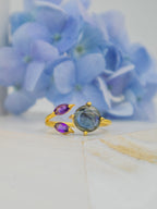 The Bloom Ring - Gold — Select Your Gemstone & Size