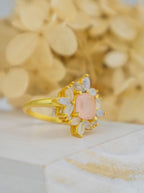 The Full Bloom Ring — Select Your Gemstone & Size
