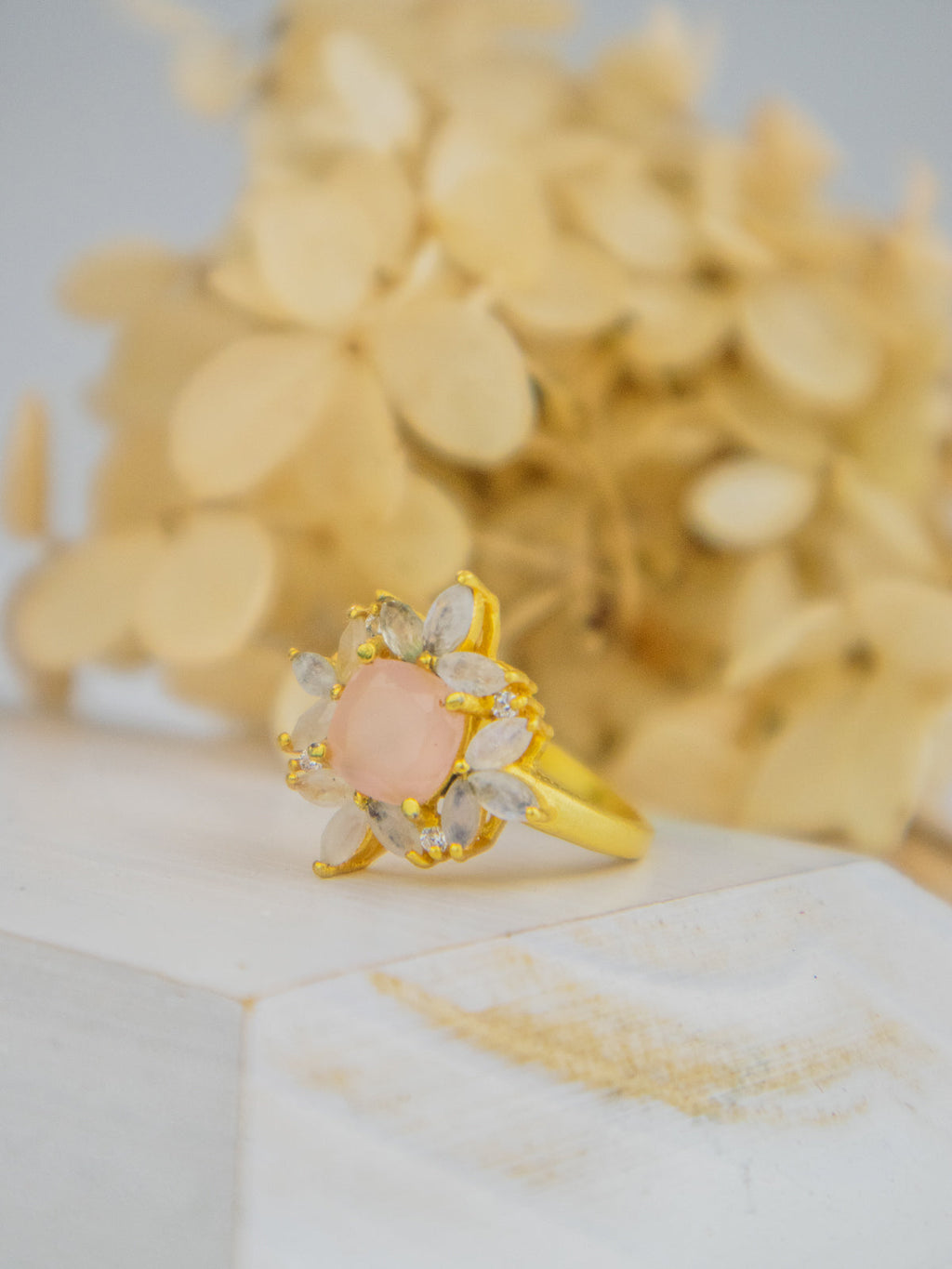 The Full Bloom Ring — Select Your Gemstone & Size