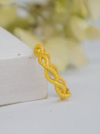 Entwined Rope Ring — Select Your Size