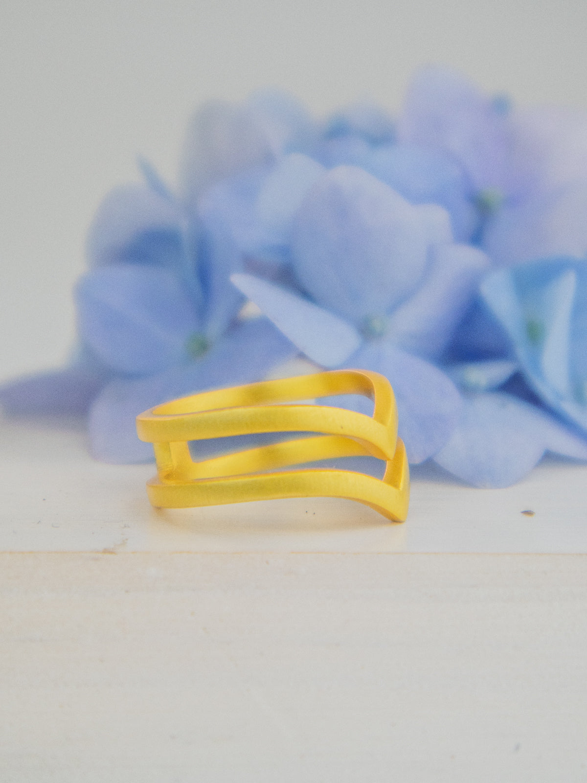 Double Wave Ring — Select Your Size
