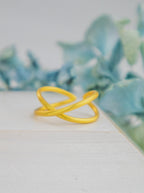 Mia Leaf Ring — Select Your Color & Size