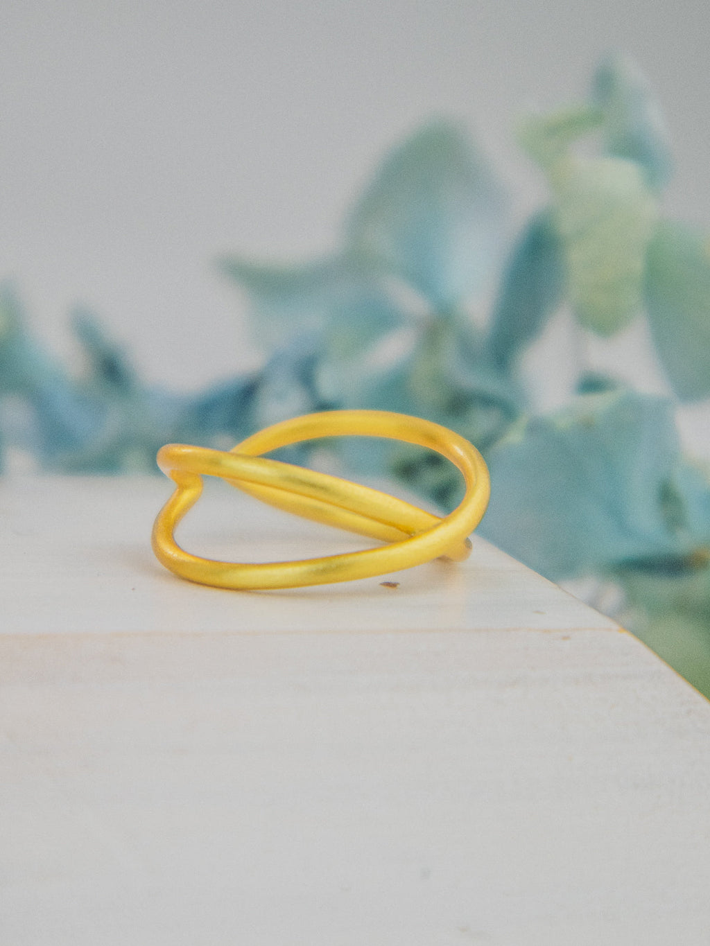 Mia Leaf Ring — Select Your Color & Size