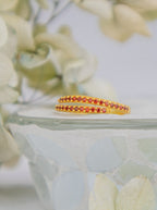Serpentine Wrap Ring - Gold — Select Your Gemstone & Siuze