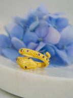 Basil the Cobra Ring — Select Your Gemstone & Size
