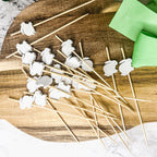 Bunny Acacia Wood Cutting Board + Bunny Toothpick Set