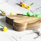 Bunny Acacia Wood Cutting Board + Bunny Toothpick Set