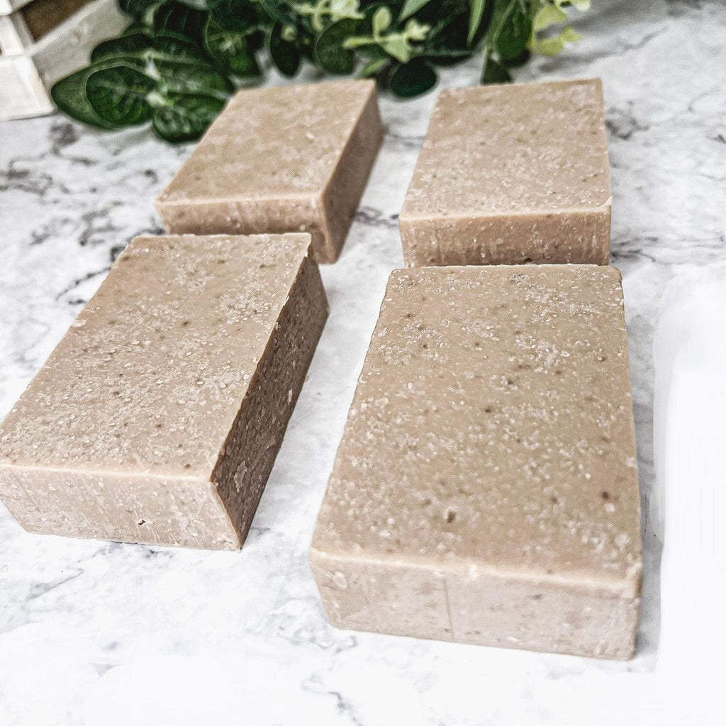 Sandalwood Red Rose Soap Scrub Bar