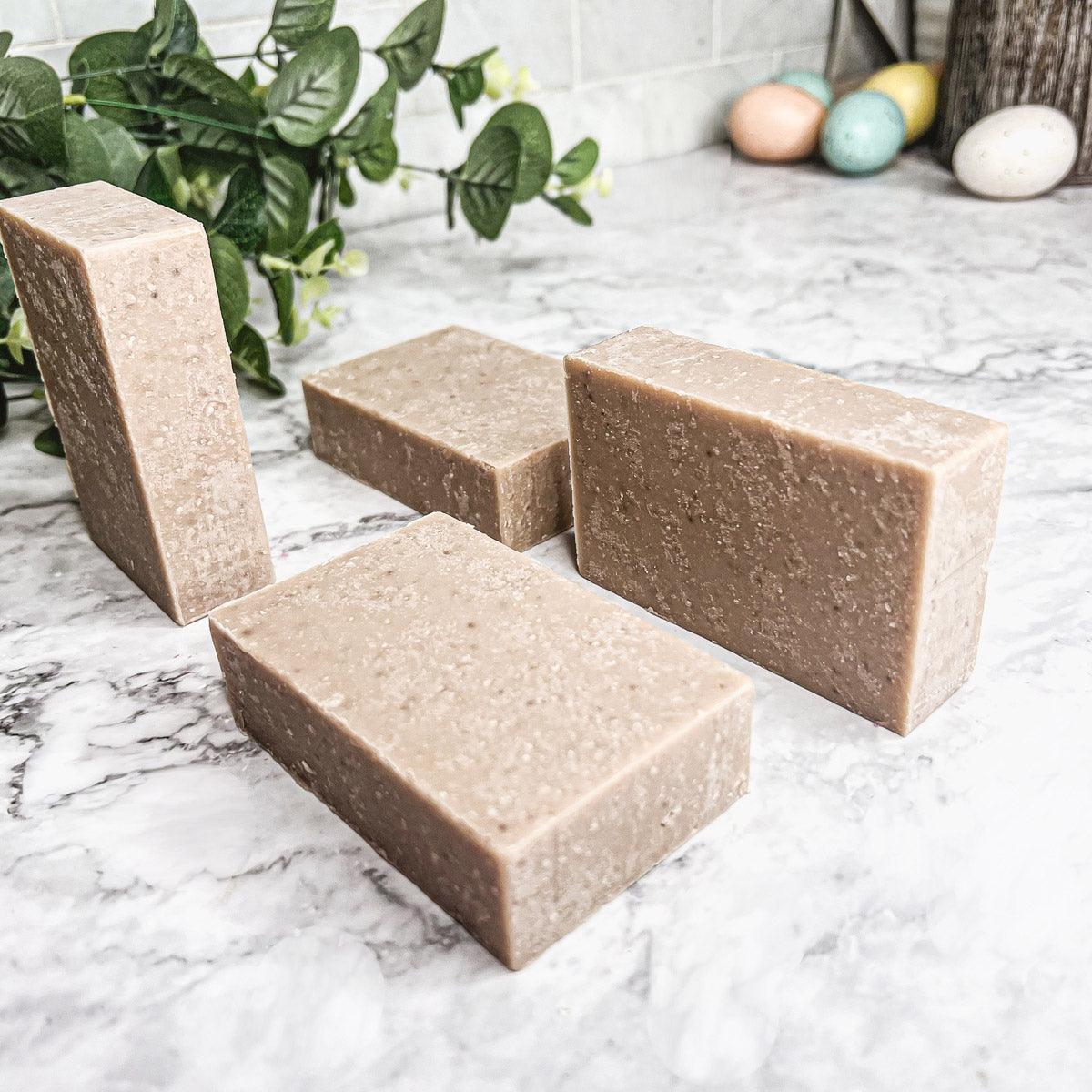Sandalwood Red Rose Soap Scrub Bar