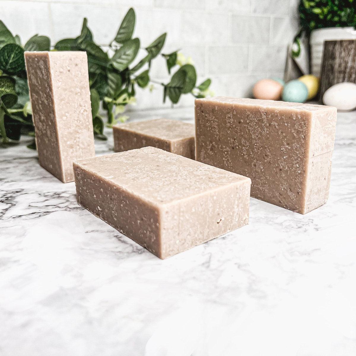 Sandalwood Red Rose Soap Scrub Bar