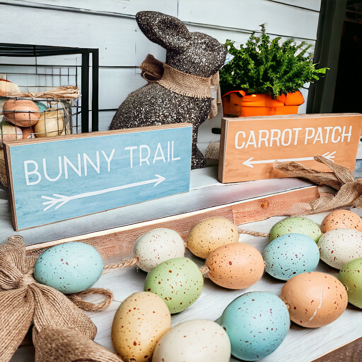 Limited Edition Bunny Trail or Carrot Patch Sign