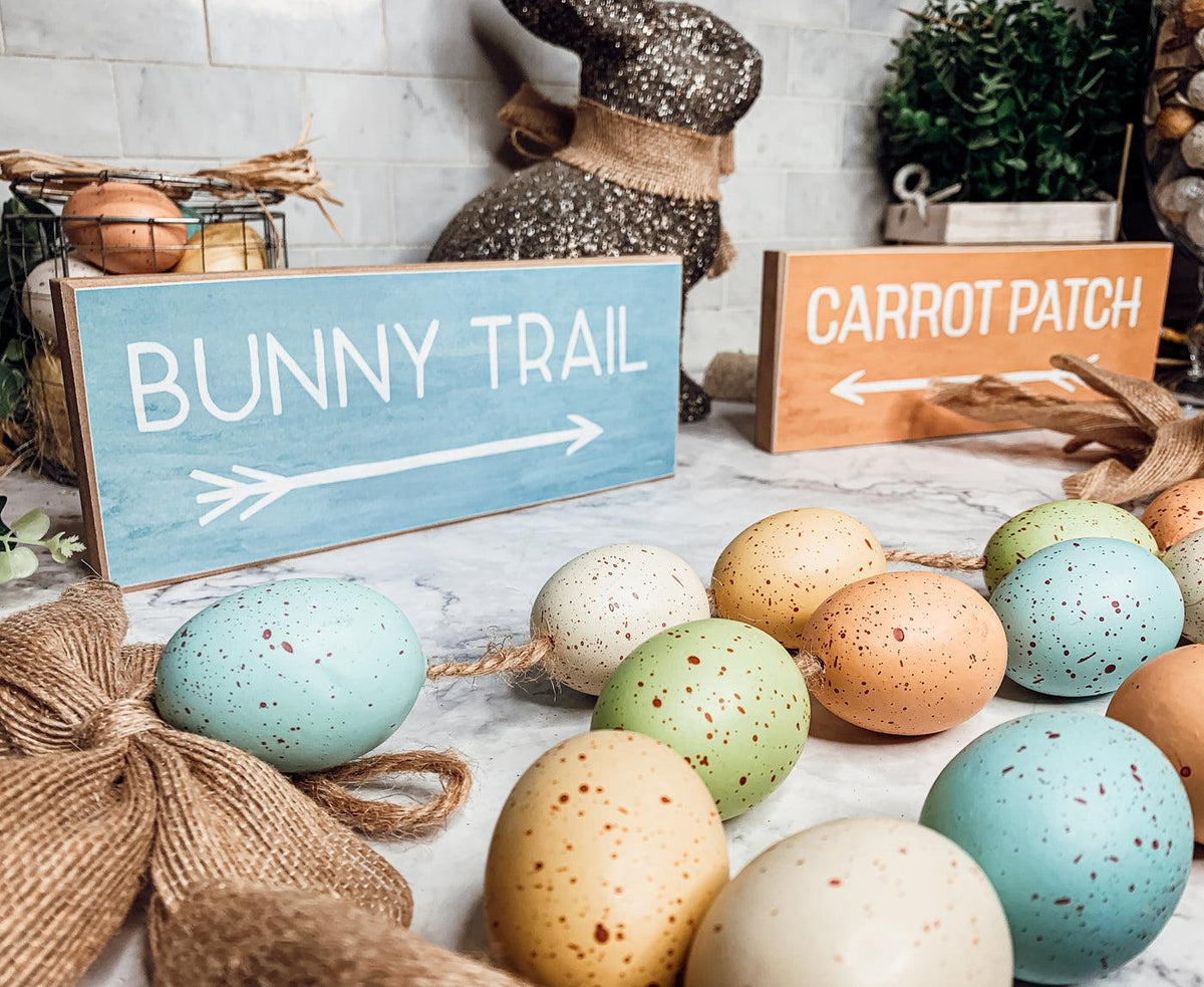 Limited Edition Bunny Trail or Carrot Patch Sign