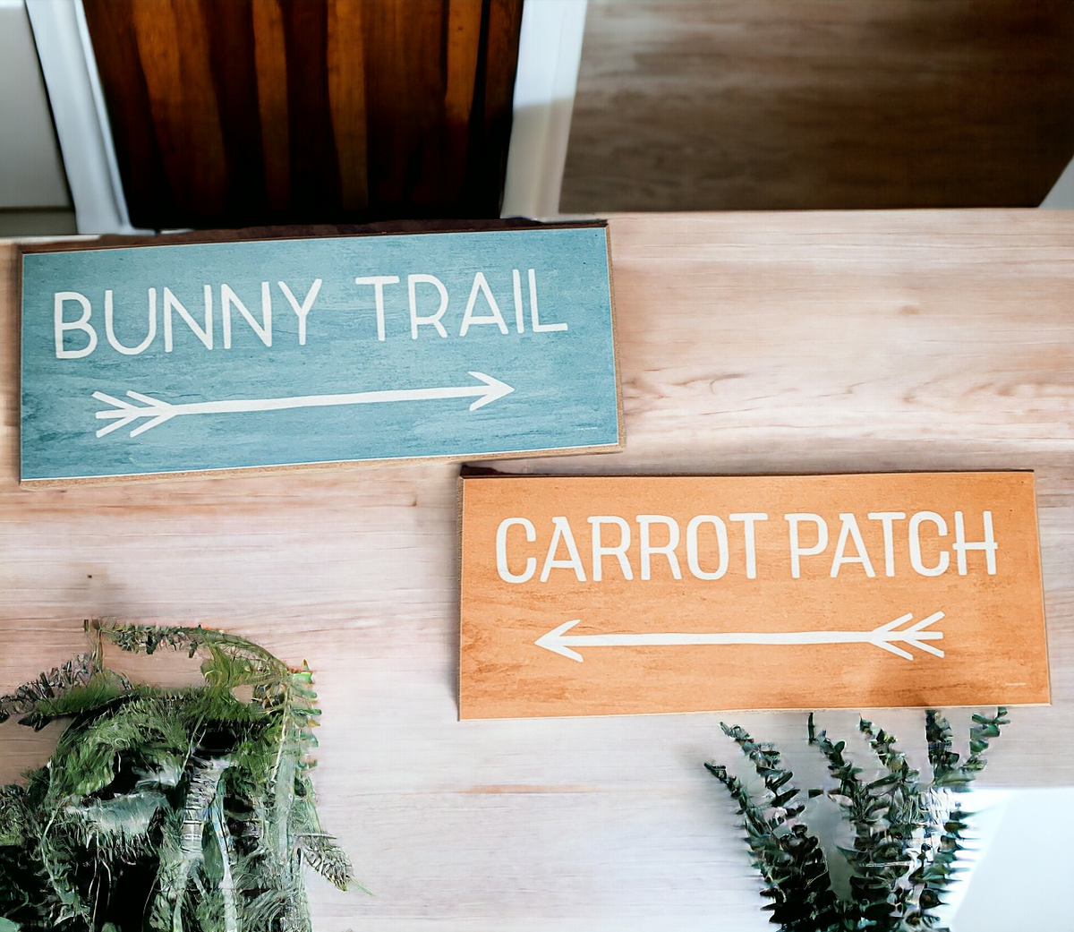 Limited Edition Bunny Trail or Carrot Patch Sign